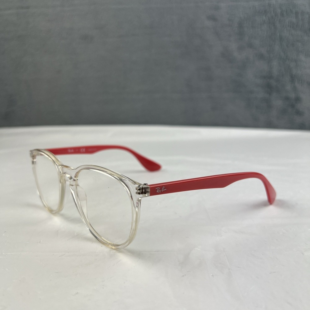 Ray-Ban RB7046 5950 Eyeglasses Clear Coral 51-18-140 Frames Only EUC